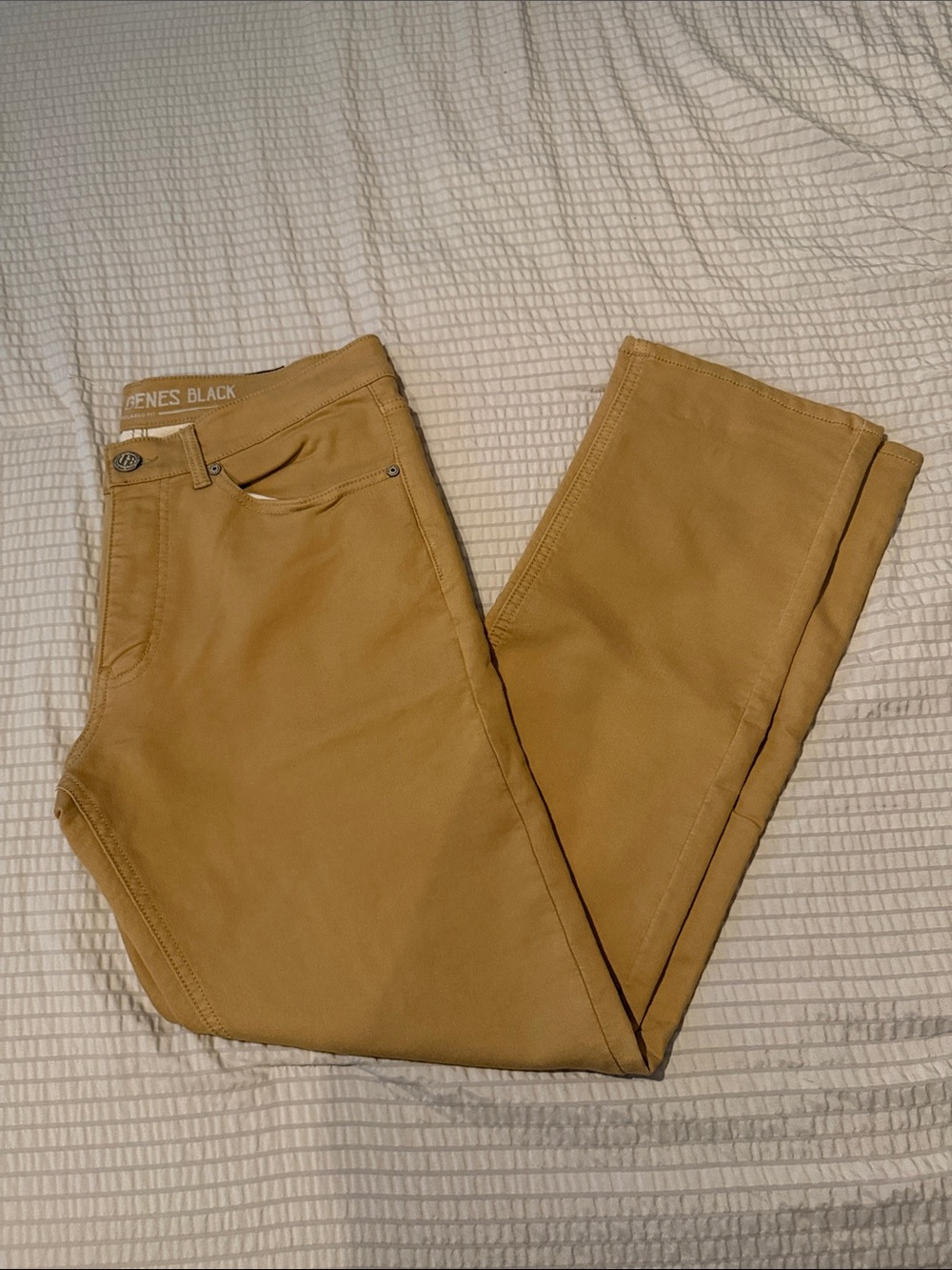 Vintage Genes Black Relaxed Fit 30 x 32 Khakis